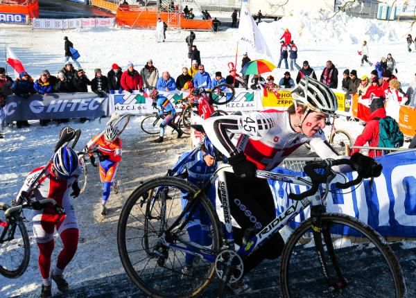 Lars Forster (Switzerland) has his nation's game face on