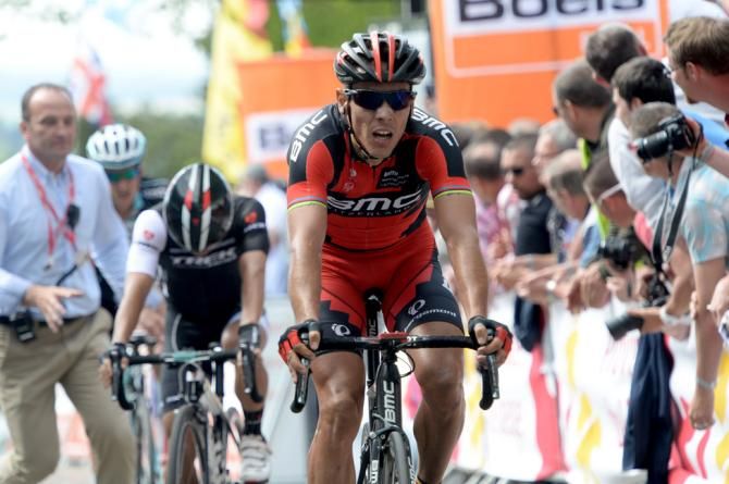 Philippe Gilbert rolls across the line in 10th place