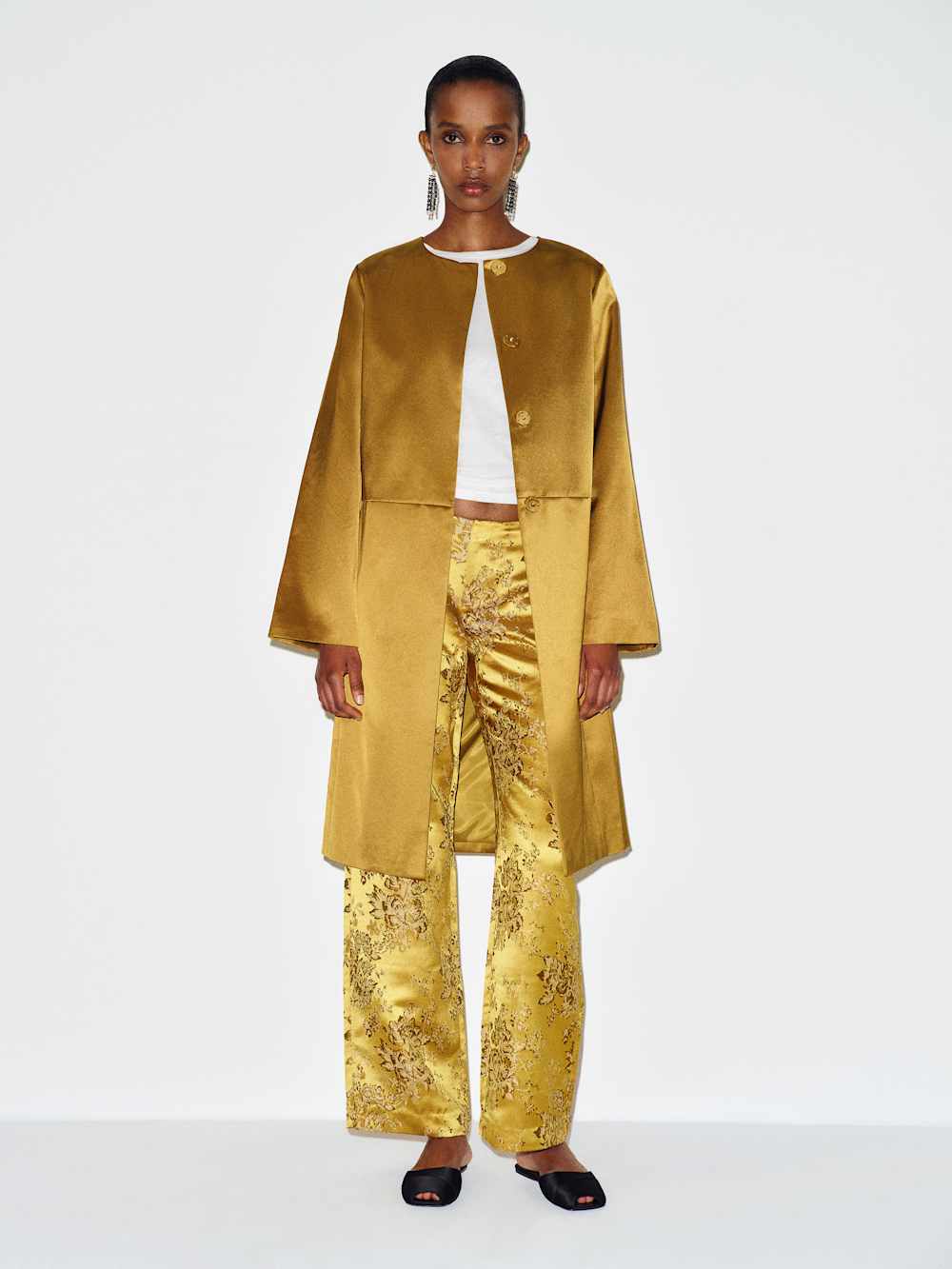Stella Satin Coat