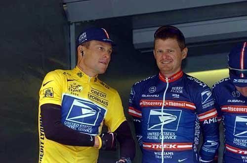With Lance Armstrong