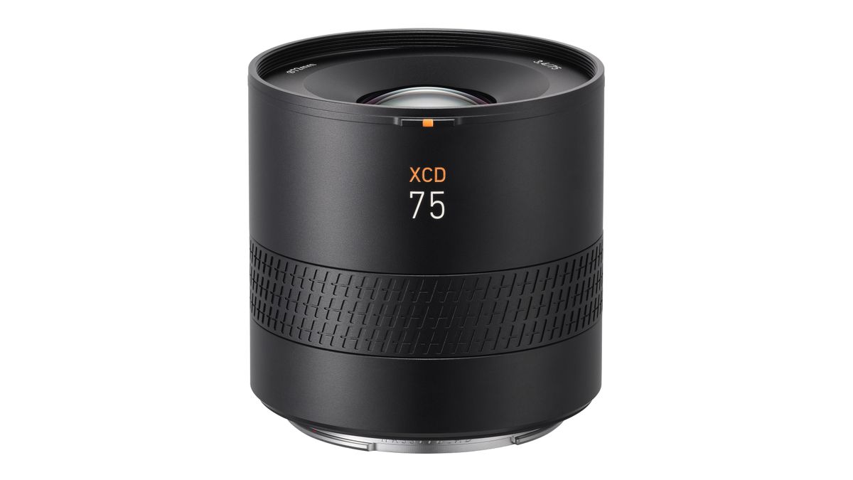 Hasselblad XCD 75P against a white background