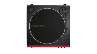 A product shot of the Audio Technica AT-LP60XBT