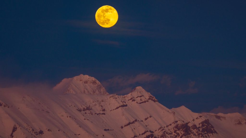 February full moon 2024 The Snow Moon rises as a 'minimoon' Space