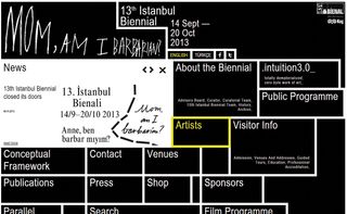 The 13th Istanbul Biennial site