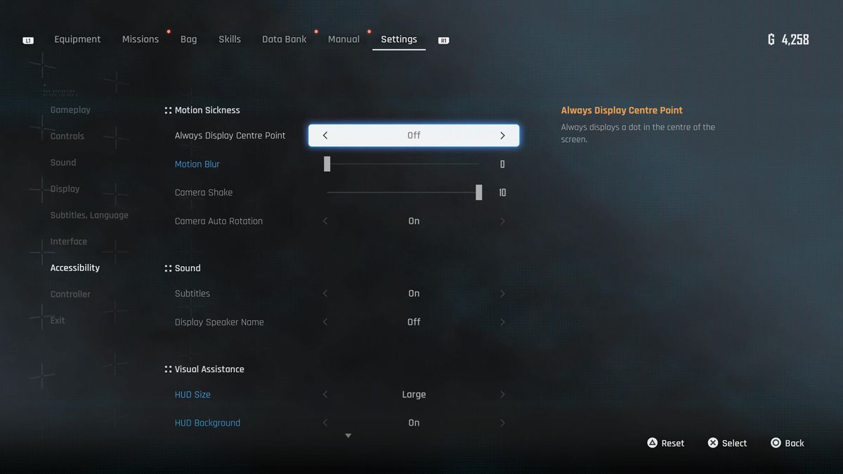 Stellar Blade accessibility 1