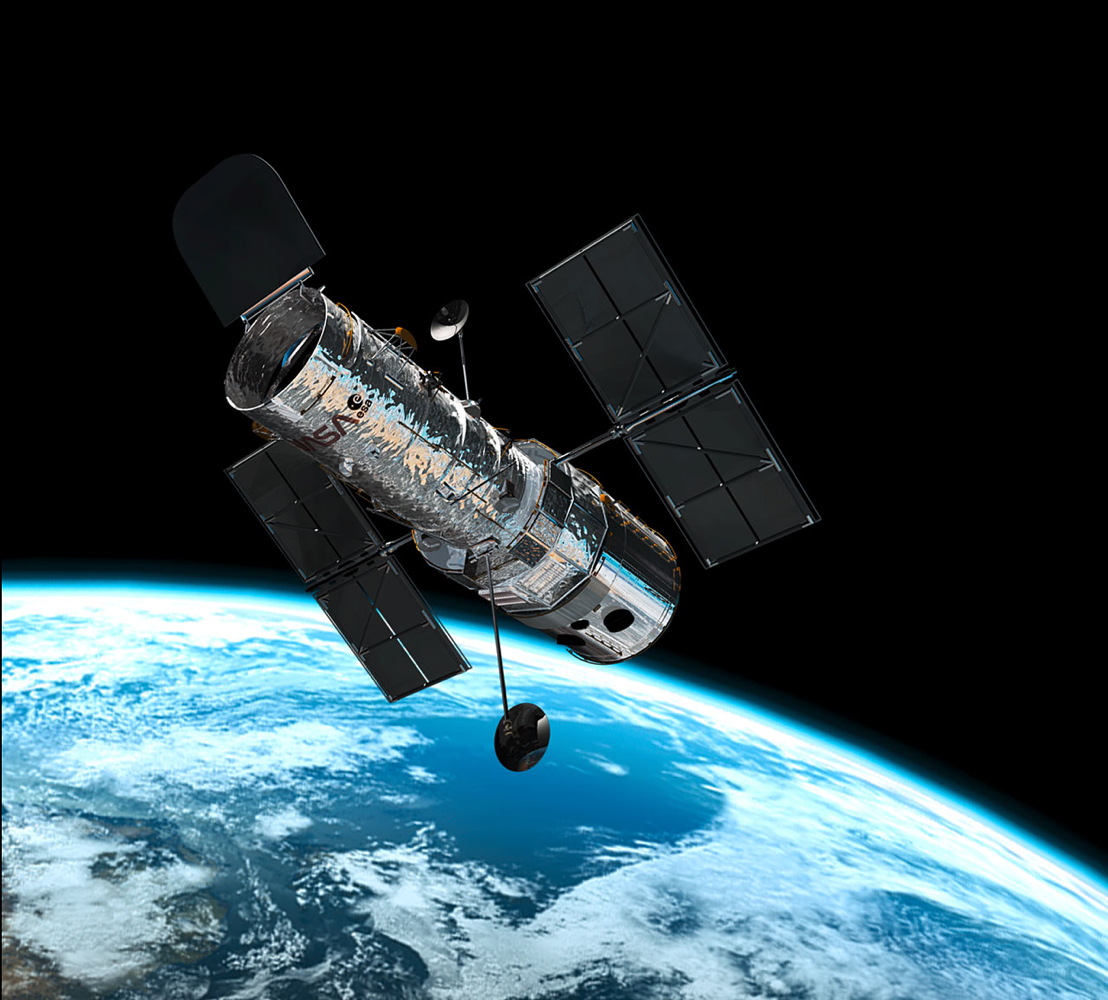 Hubble Space Telescope in Orbit