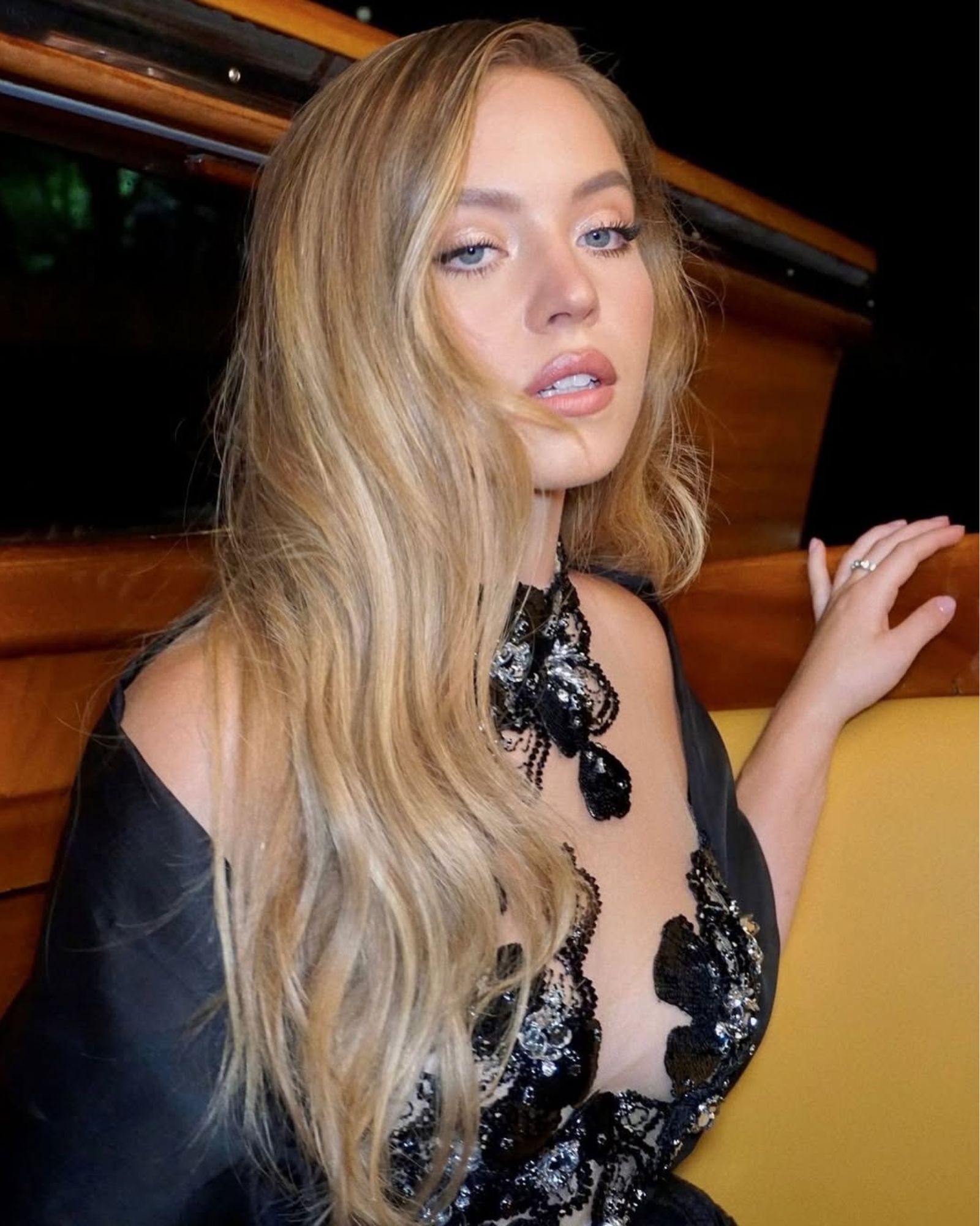 Balayage Hair Inspiration @jacobschwartzhair Sydney Sweeney with blonde balayage