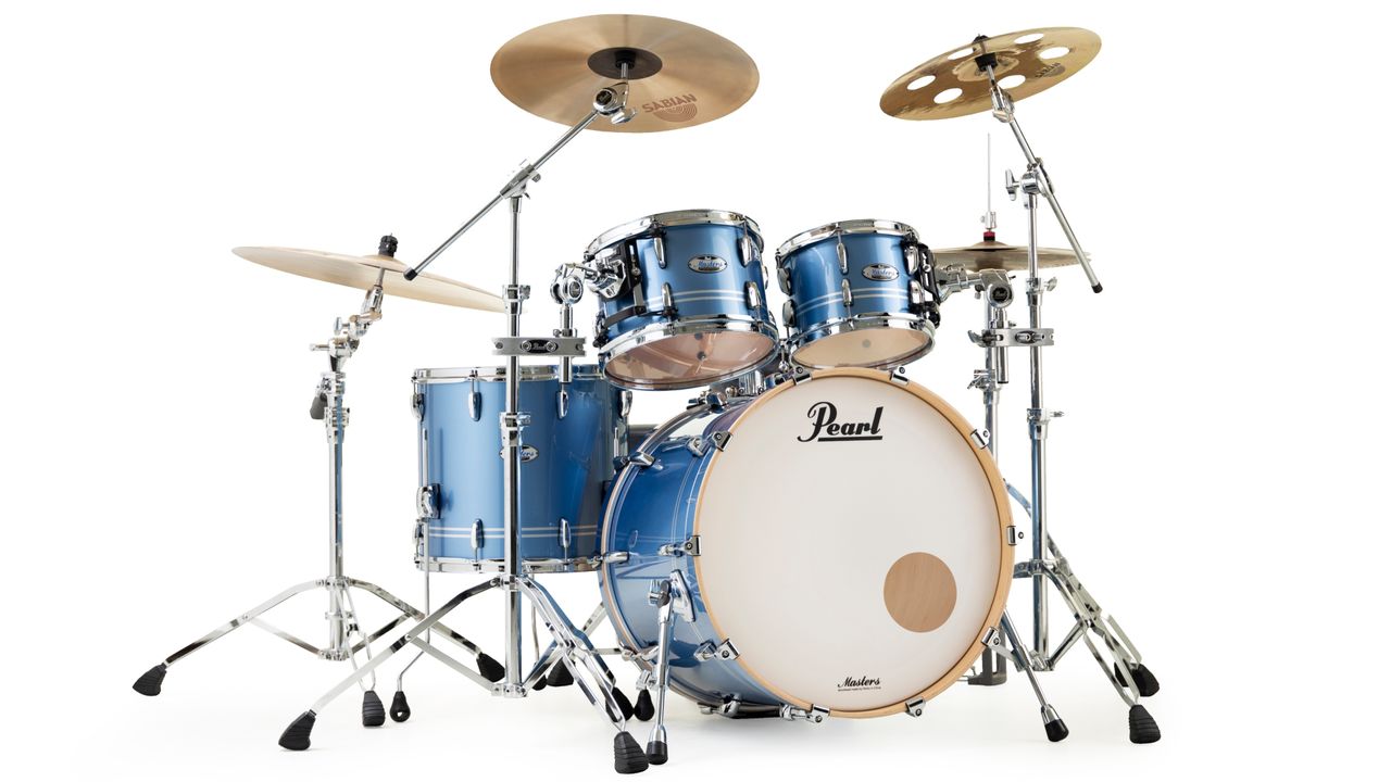 Pearl Masters Maple Complete: Chrome Contrail