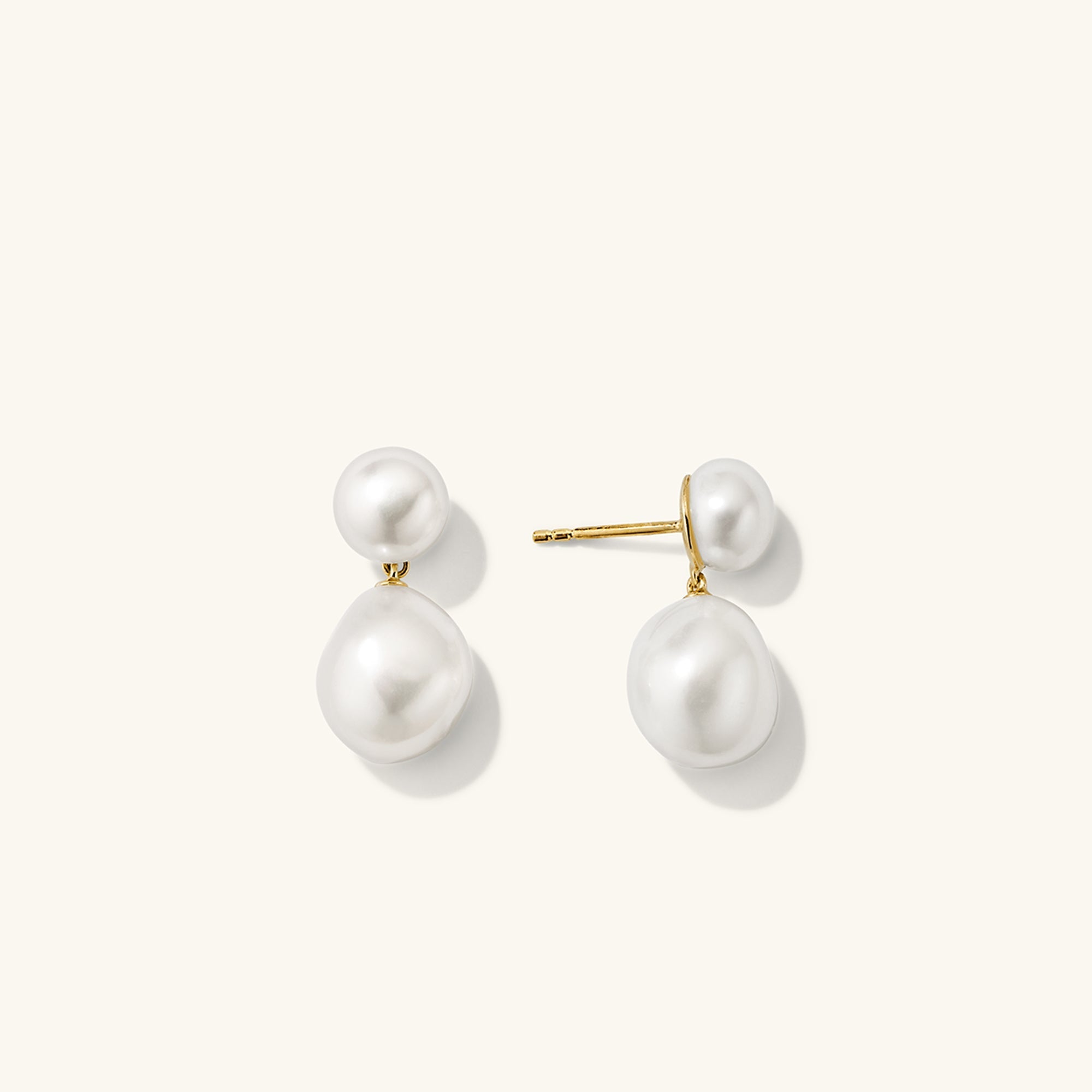 18k Gold Vermeil / Pearl