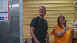 Gordon Ramsay inspects the Iberville Cuisine & Oyster Bar in Kitchen Nightmares season 9