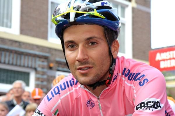 Ivan Basso before the start.