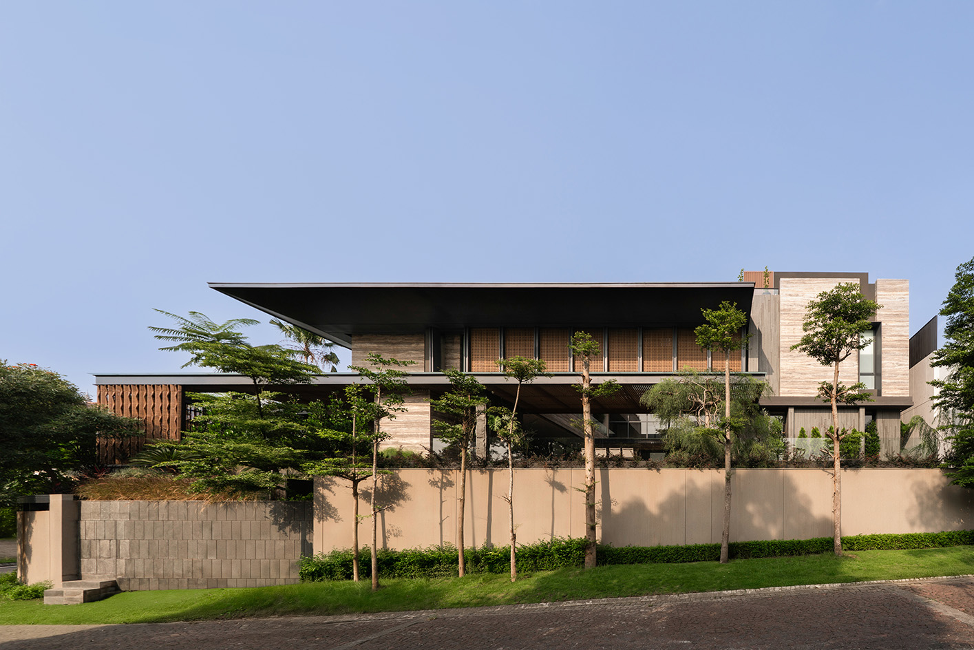 view of tropical Indonesian home SE House