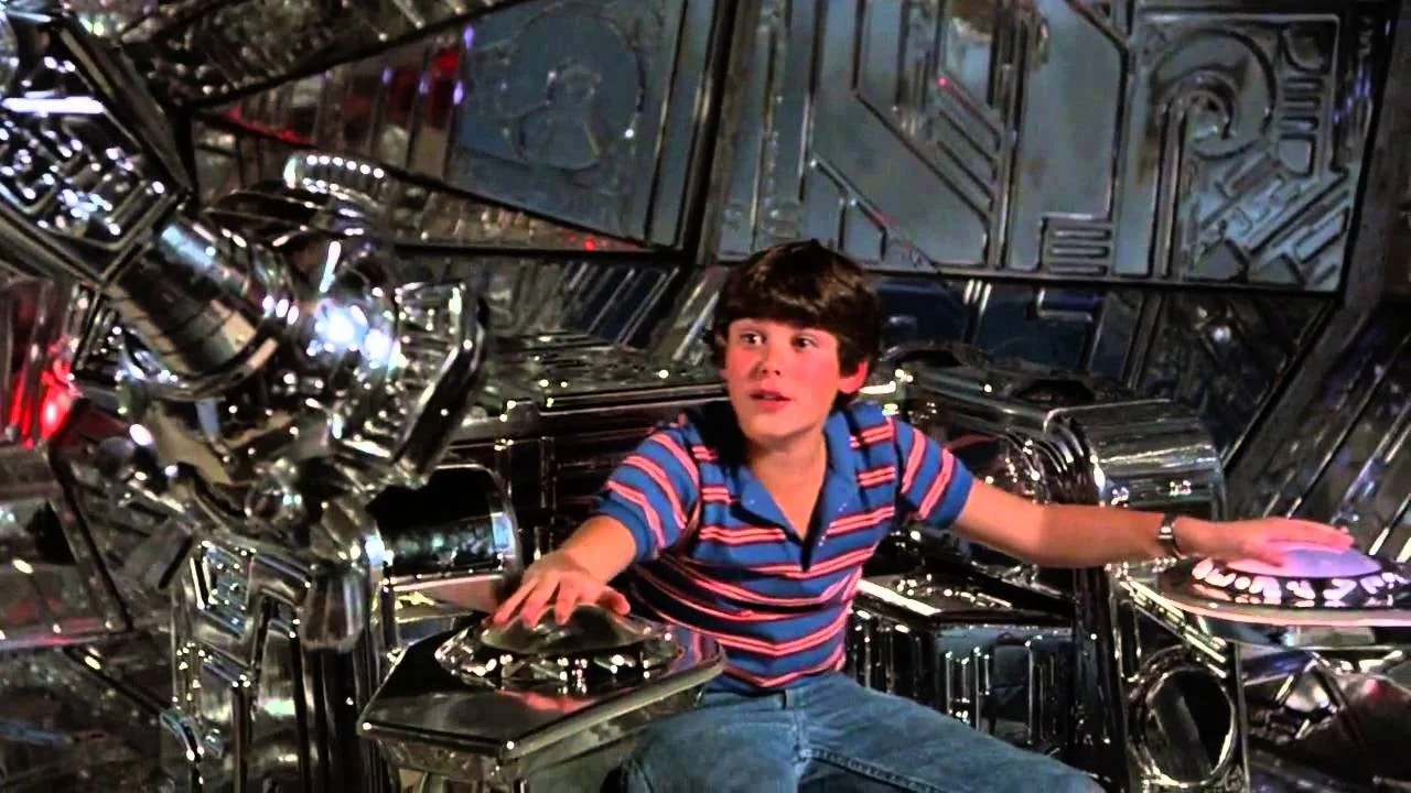 Screenshot from the 1986 sci-fi movie "Flight of the Navigator".
