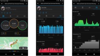 Stats from the Garmin Forerunner 955 watch in the Garmin Connect app