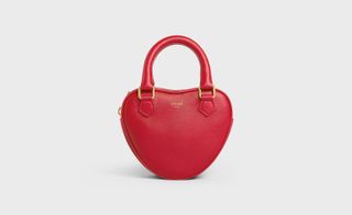 Heart-shaped handbags for Valentine's Day by Celine