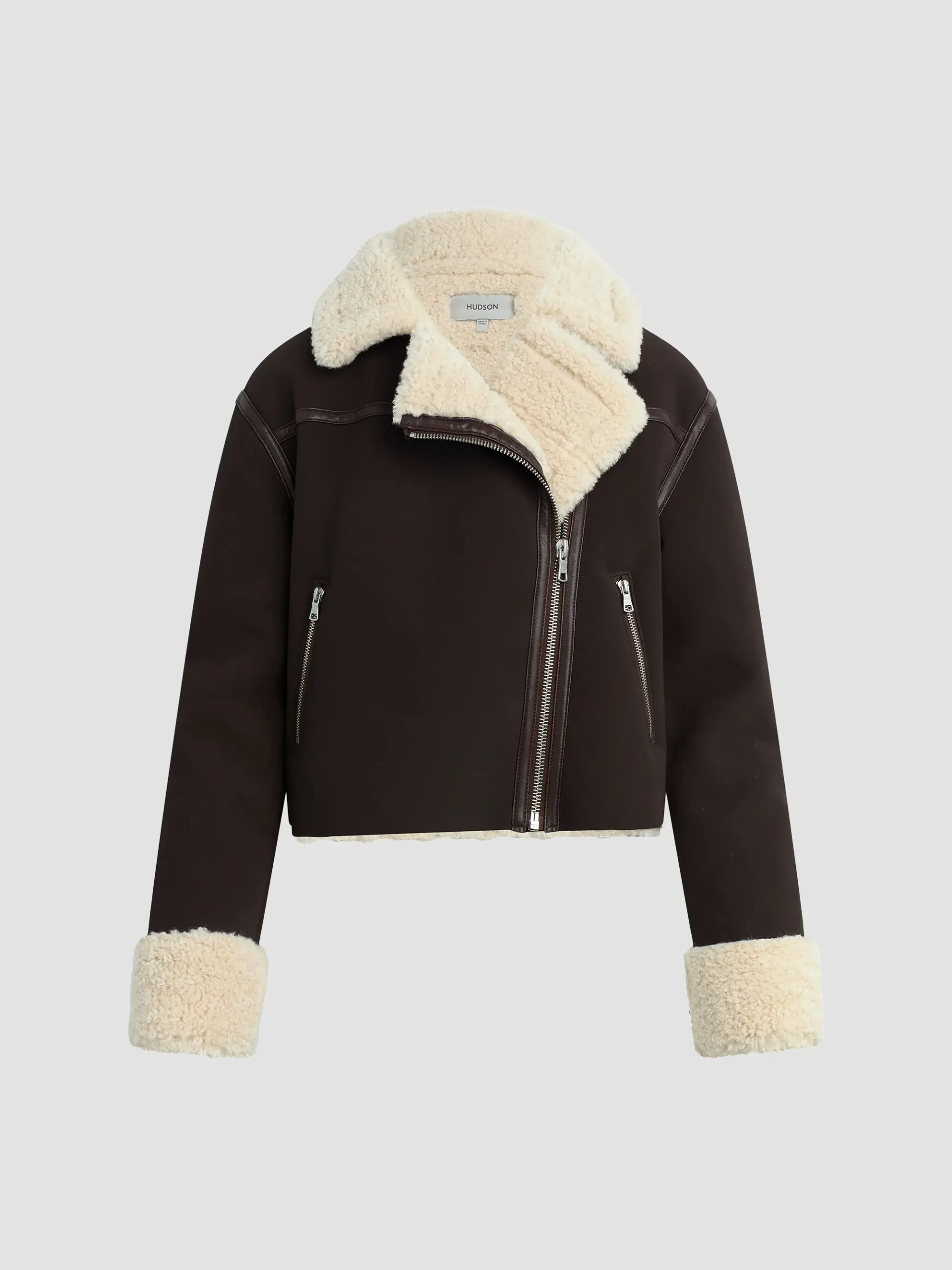 Faux-Suede Shearling Jacket