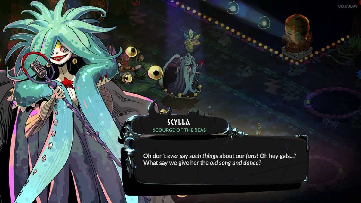 Hades 2 Scylla and the Sirens boss fight Scylla dialogue