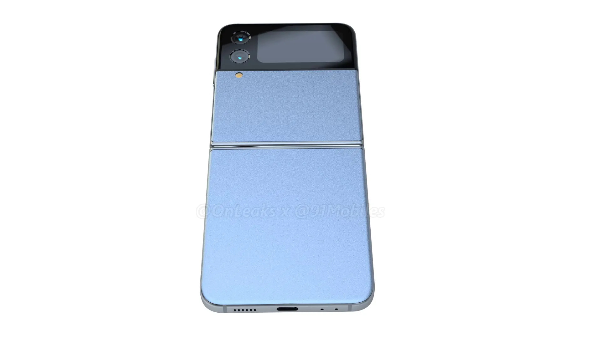 Renderização vazada do Samsung Galaxy Z Flip 4