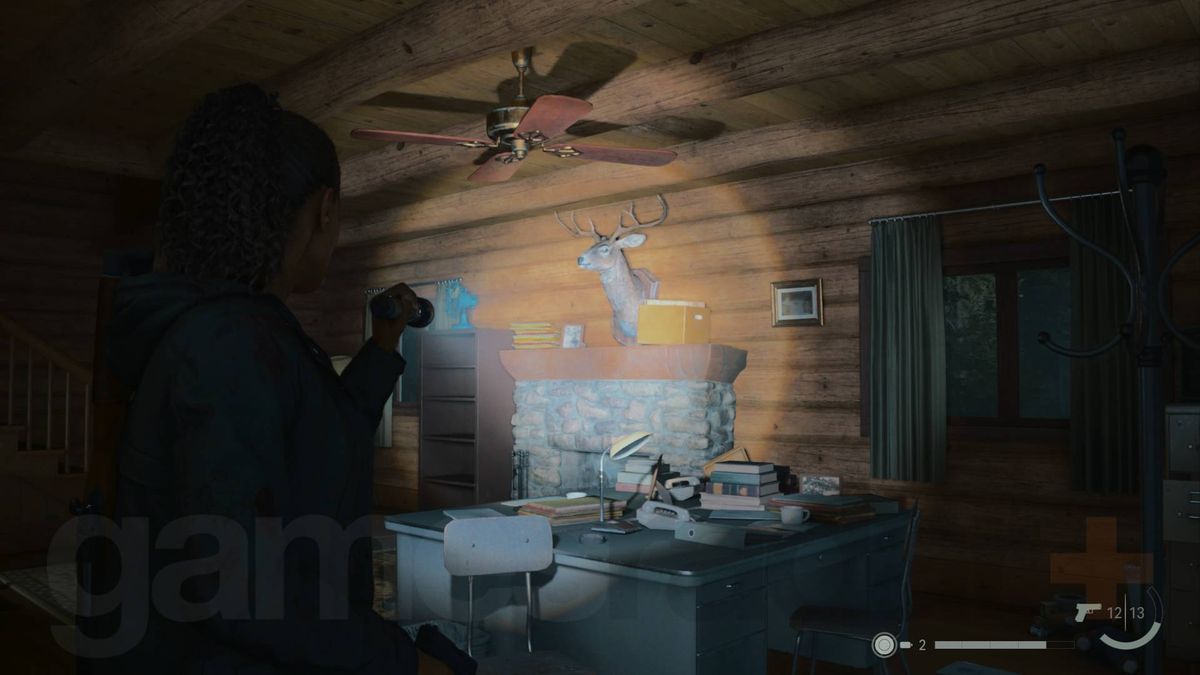 Alan Wake 2 deer head in cauldron lake witchfinder's station