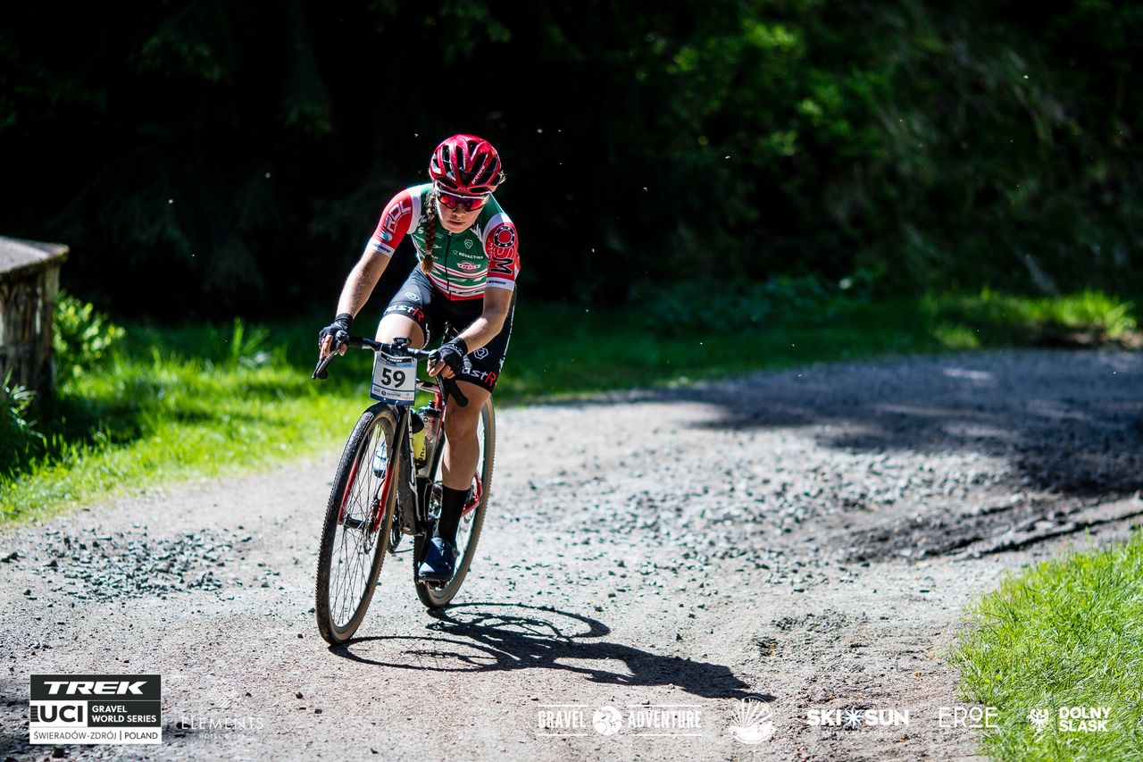 Svenja Betz (IBCT) who came second at the Gravel Adventure Poland, the fourth round of the Trek UCI Gravel World Series