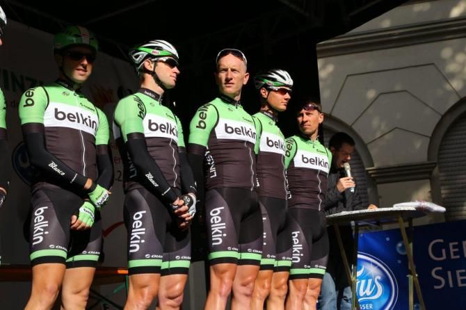 The Belkin team before the start