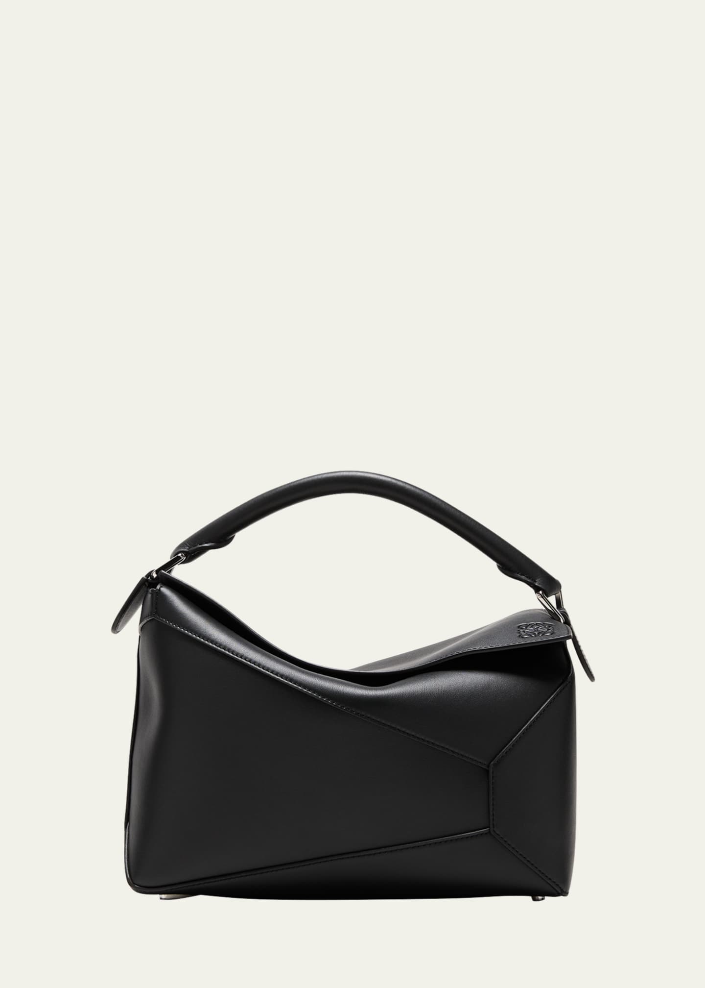 Puzzle Edge Leather Shoulder Bag