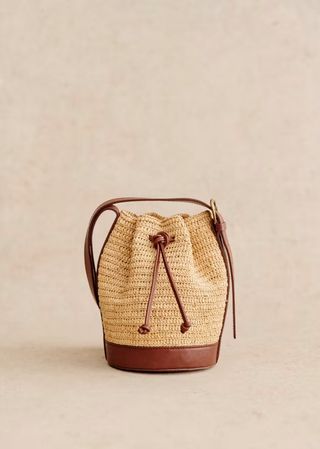 SEZANE, Mini Farrow Bucket Bag