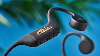 A pair of H2O Audio Tri 2 Pro bone conduction headphones for swimming