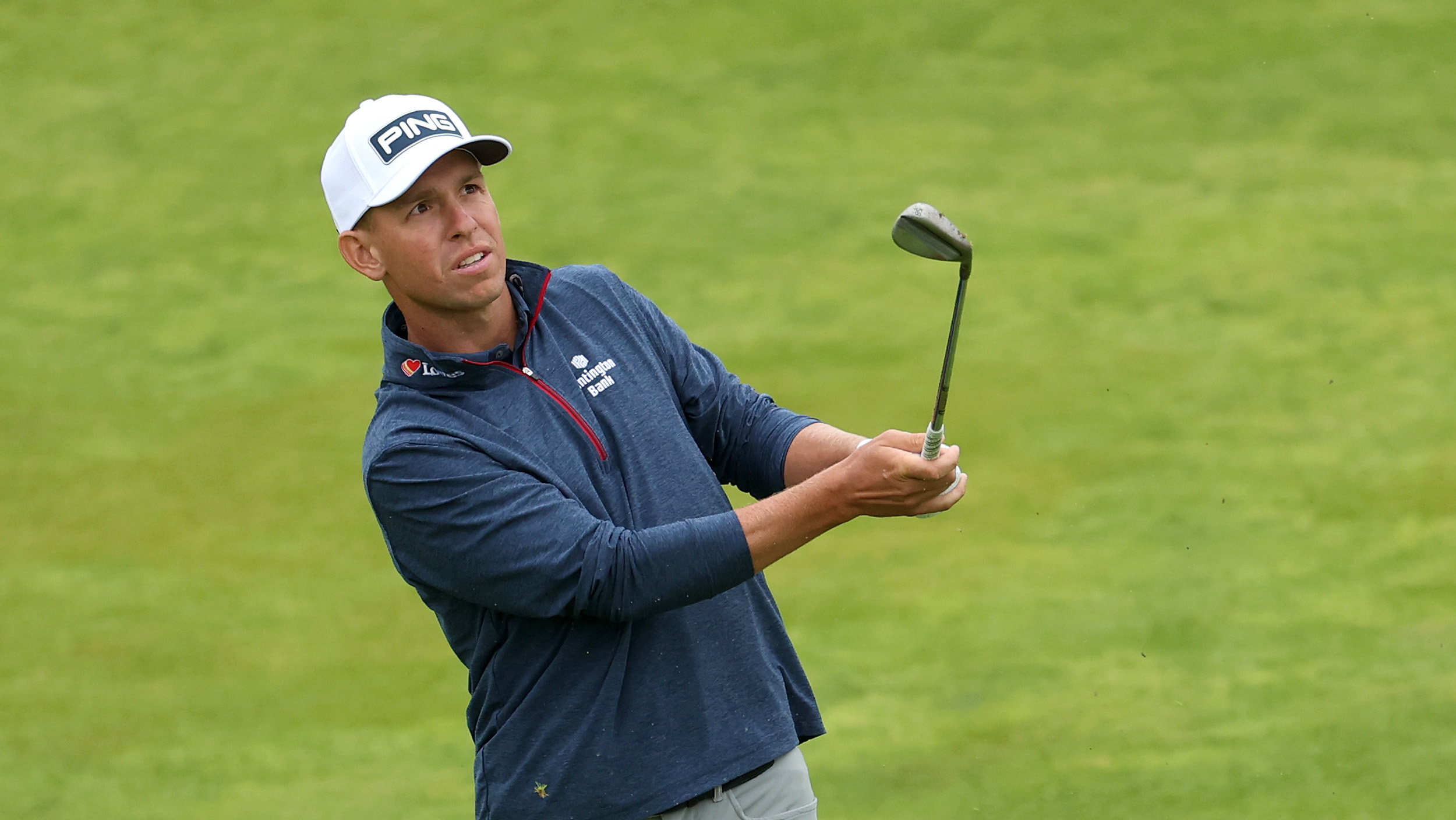 Sam Stevens during round one of the US Open 2026