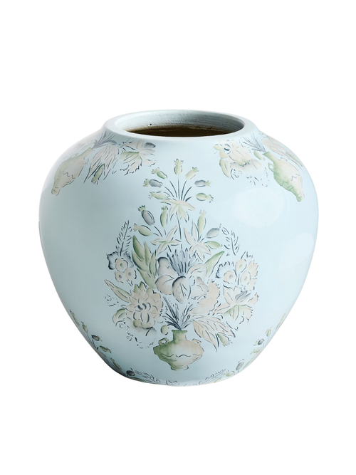 Kravet Grandiflora Hand-Painted Vase