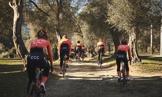 Ashleigh Moolman-Pasio invites CCC-Liv to training camp at her home in Girona - Team Camp at Rocacorba Cycling