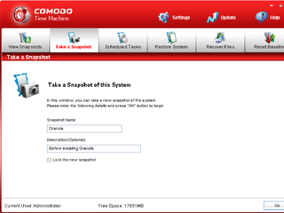 Comodo Time Machine