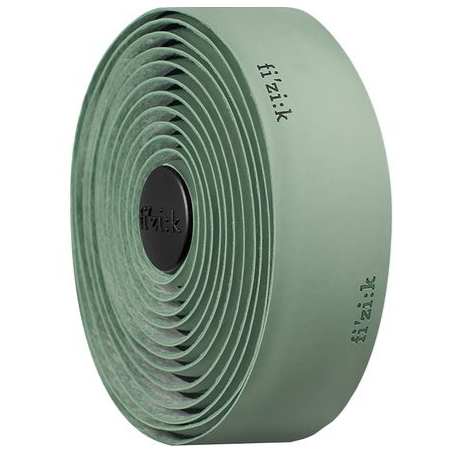 Fizik Terra Microtex Bondcush Gel Tacky Bar Tape in a light green colour