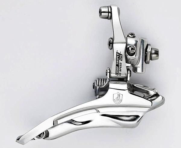 Comp triple front derailleur.