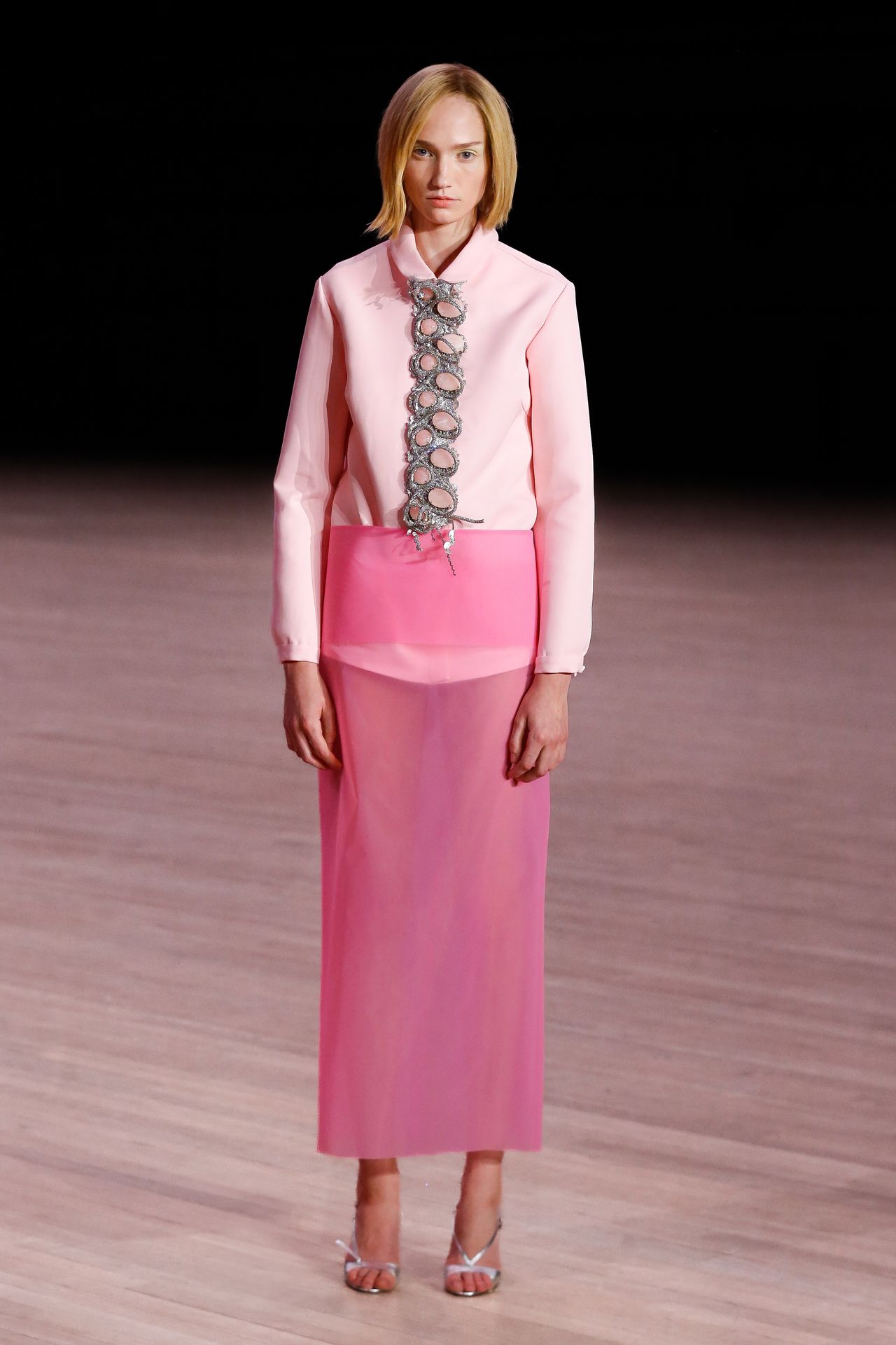 models wear the Marc Jacobs Fall 2026 runway collection at the Park Avenue Armory
