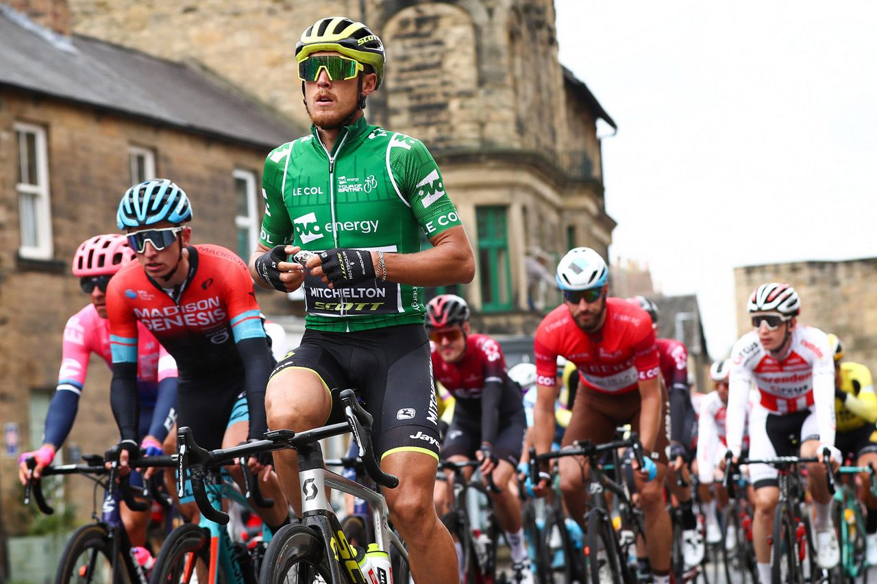 Matteo Trentin on Stage 3 of the Tour of Britain