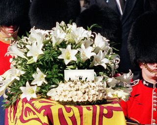 Princess Diana's coffin