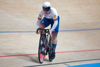 Sophie Capewell at the UCI Track World Championships 2024