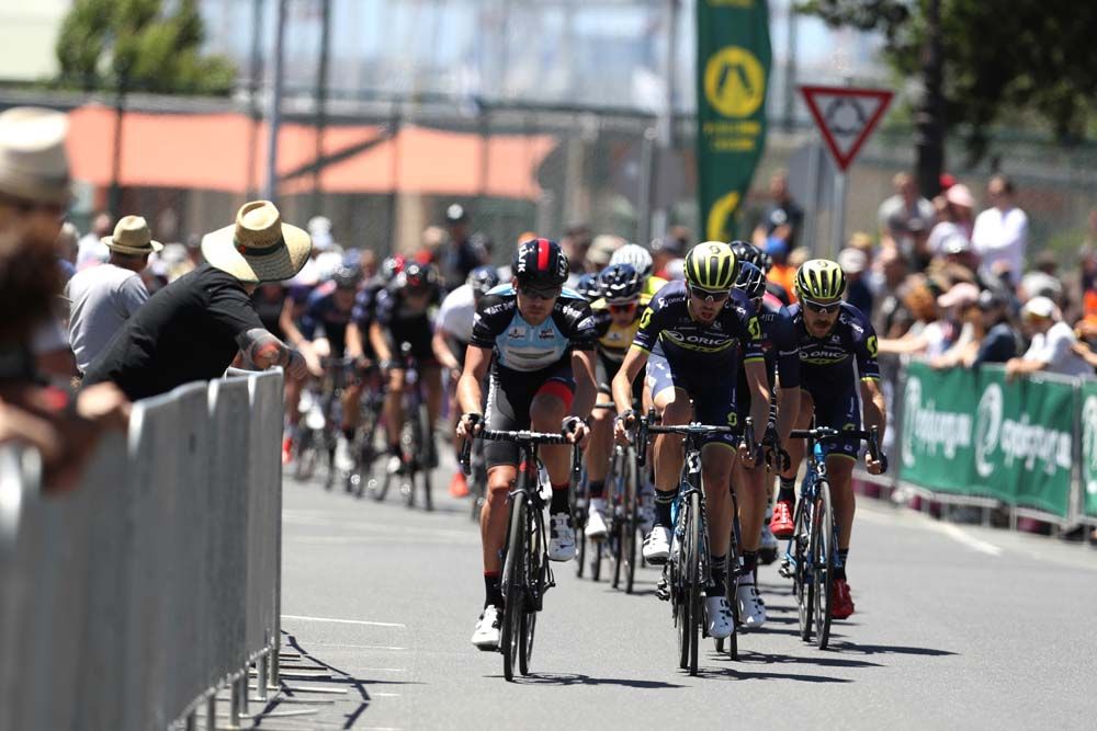 Orica-Scott lead the peloton
