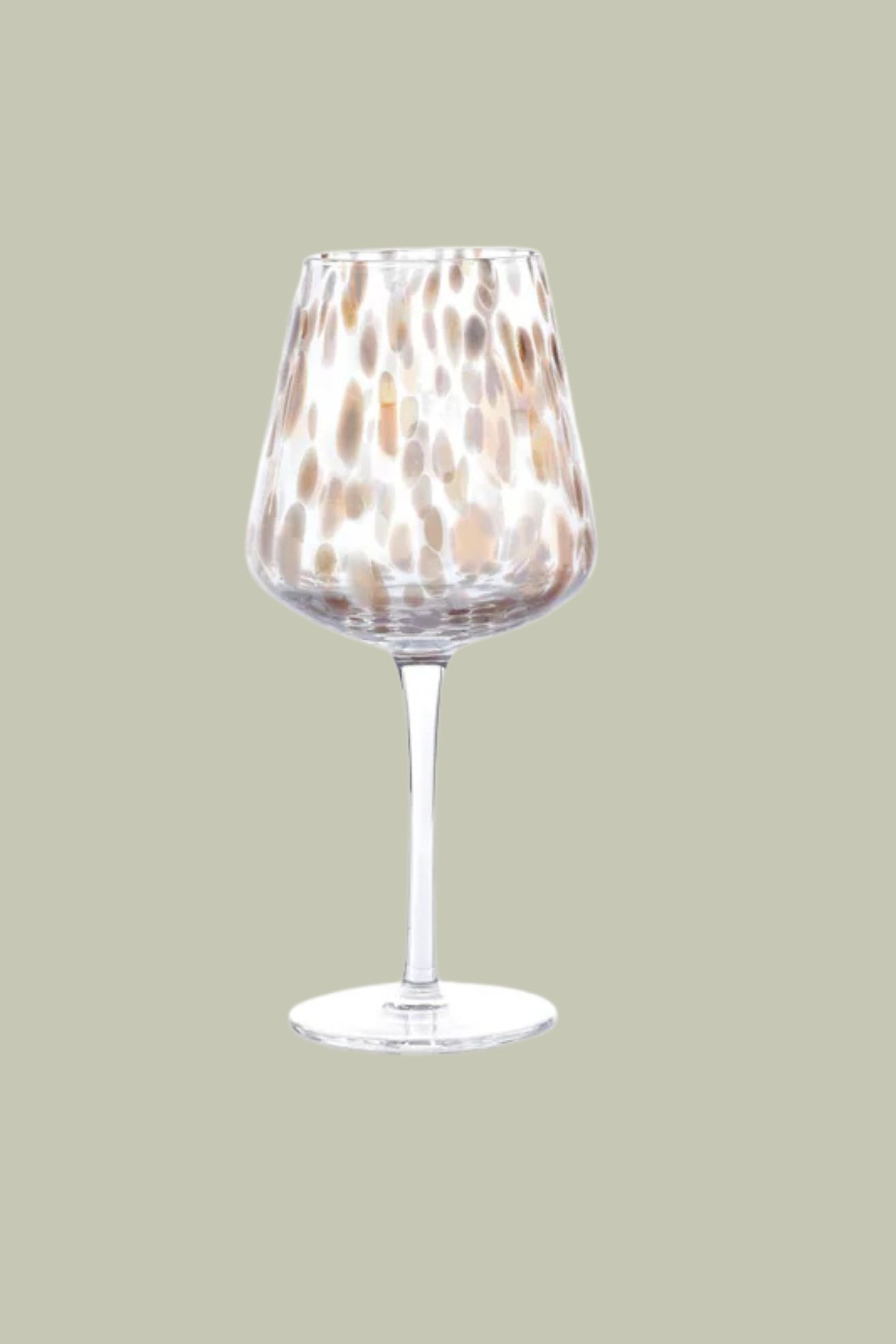 Next, White Confetti Wine Glasses, Set of 2