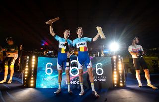 De Ketele and De Pauw celebrate their 2016 Six day London win