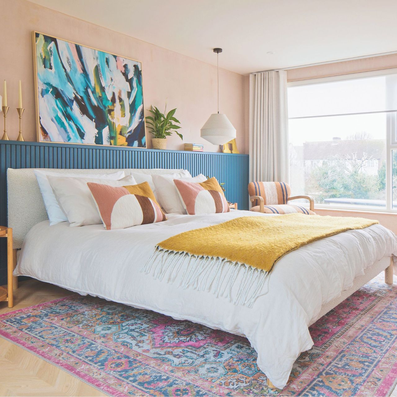 'It makes a fantastic visual statement' – this bedroom loft conversion used a clever layout and unusual wall finish to create the ultimate sleep retreat