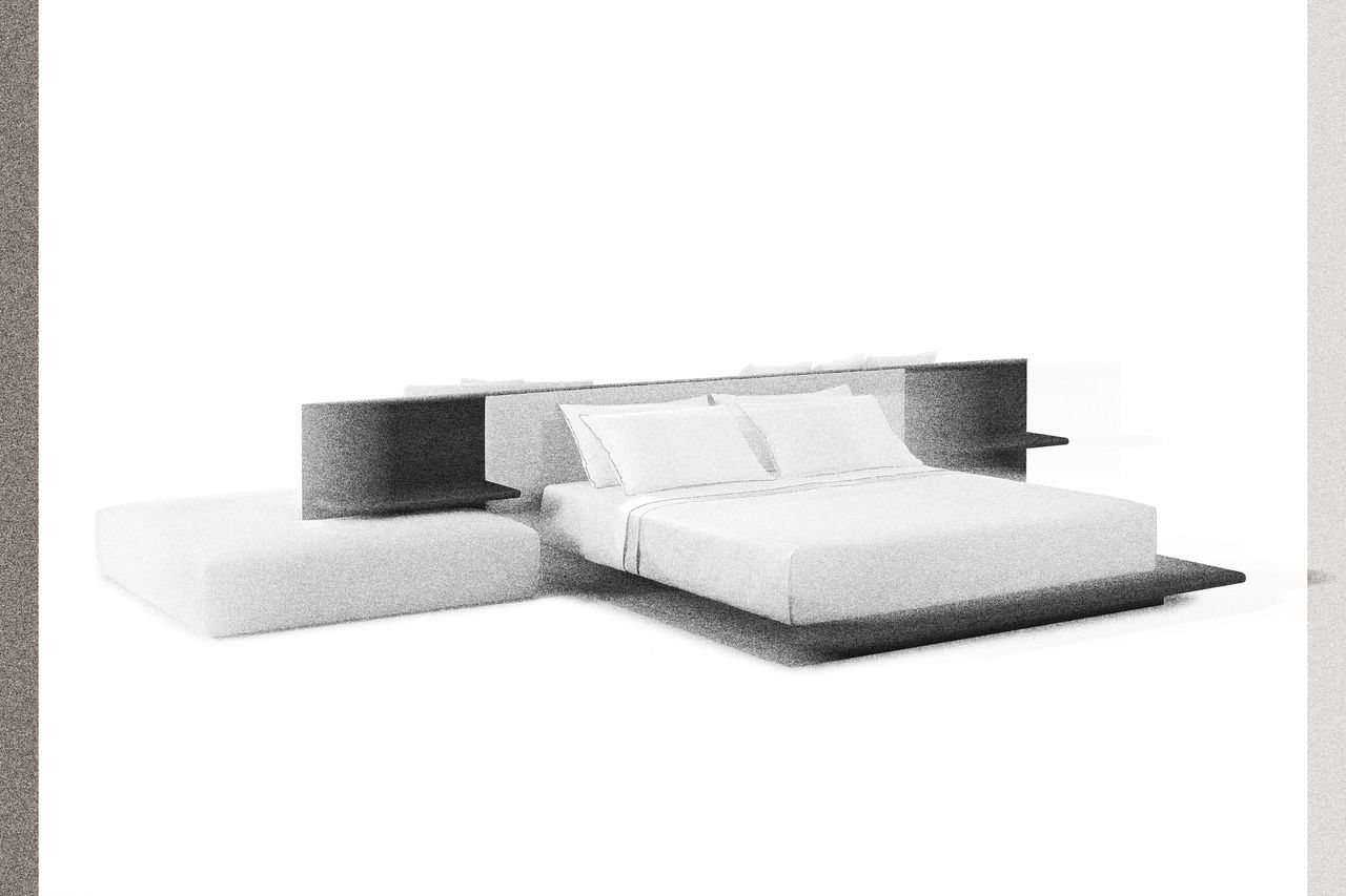 Yabu Pushelberg's new bed is a whole destination