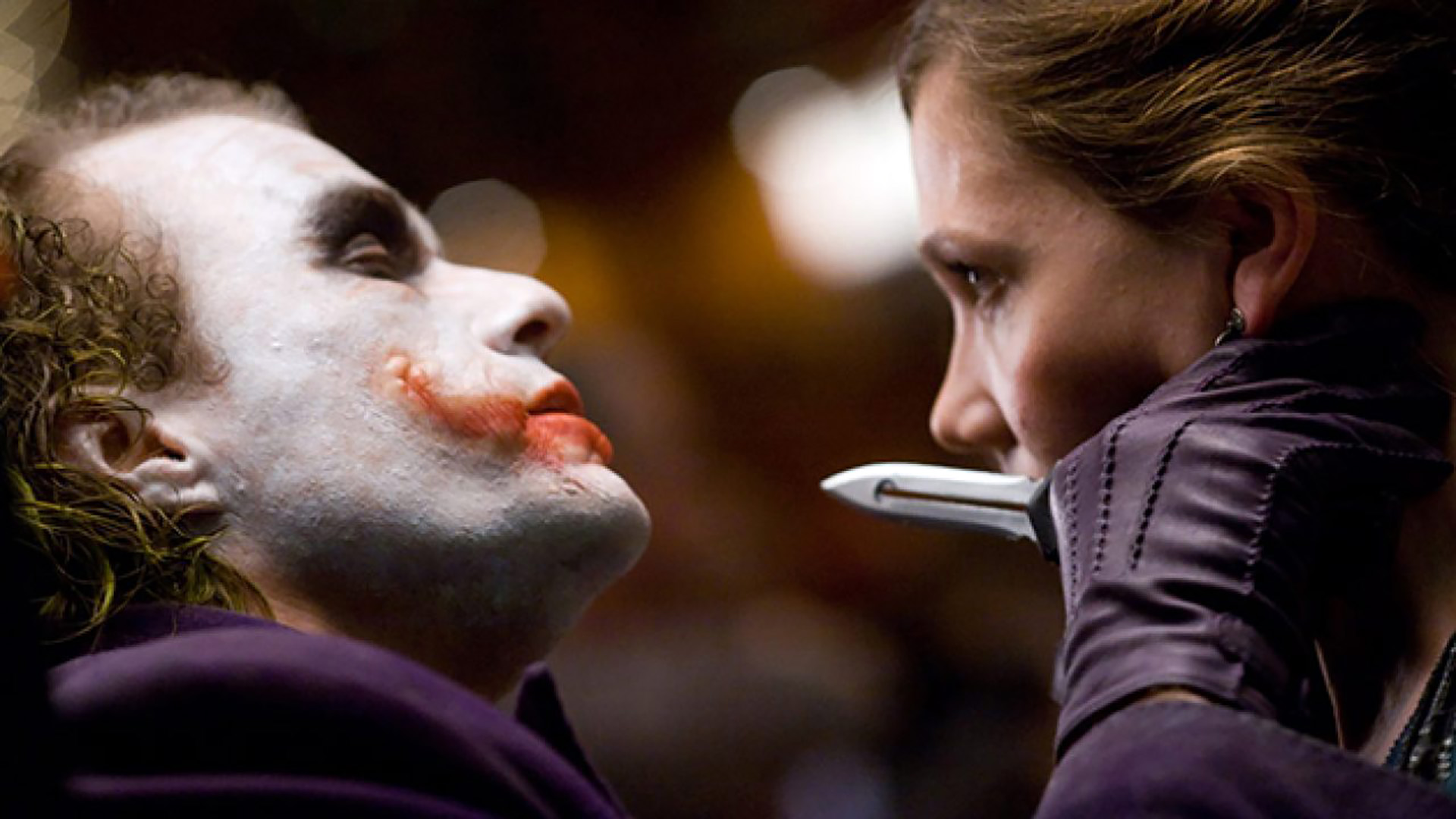 Пила джокер кинотеатр. Джокер "темный рыцарь" (2008) - хит Леджер.. Мэгги Джилленхол и хит Леджер.