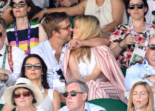 Iain Stirling and Laura Whitmore at Wimbledon