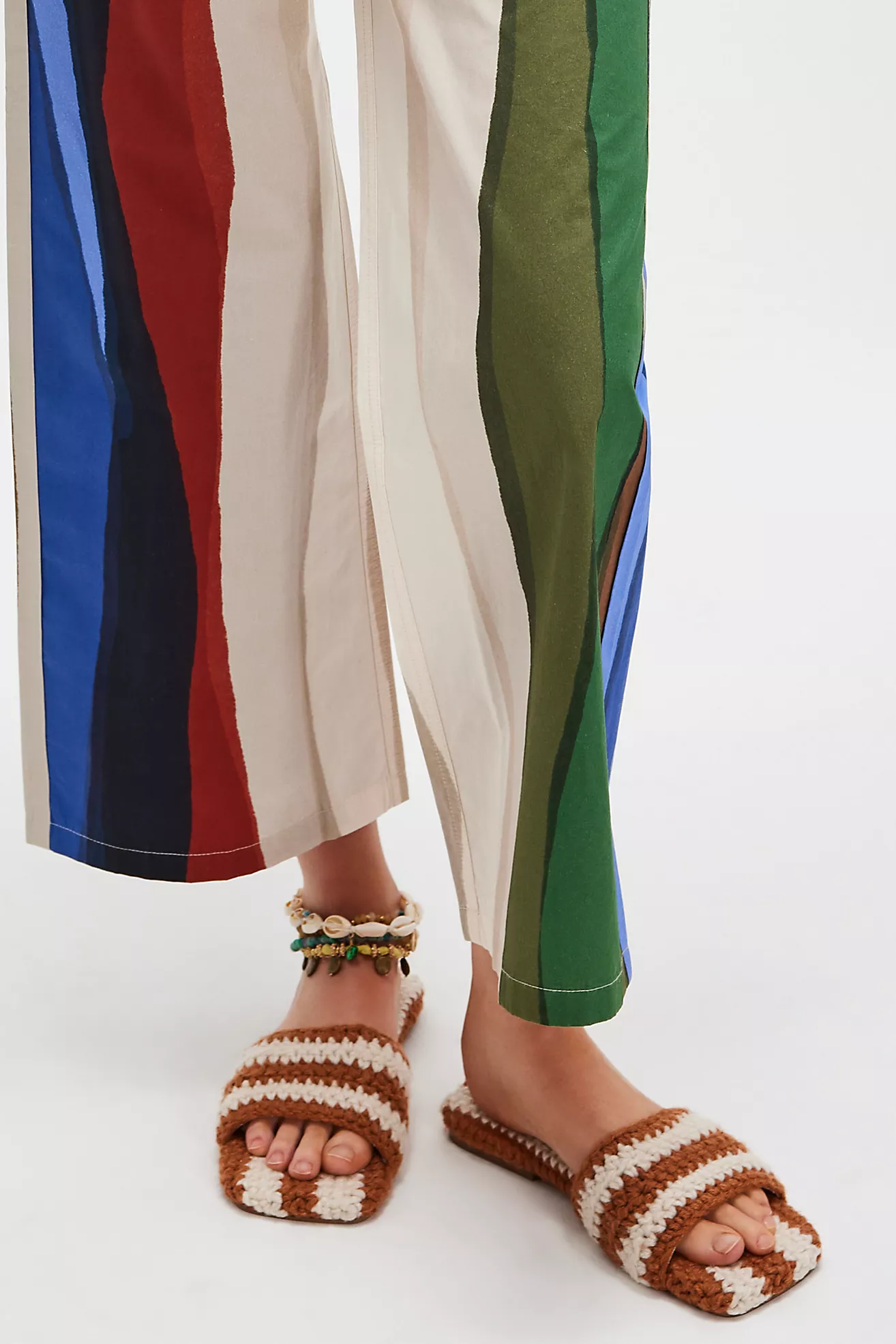 Show Your Stripes Hand Knitted Sandals