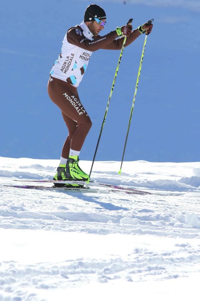 Jean-Christophe Peraud skis
