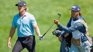 Jake Knapp and Mike Stephens during the Pinnacle Bank Championship