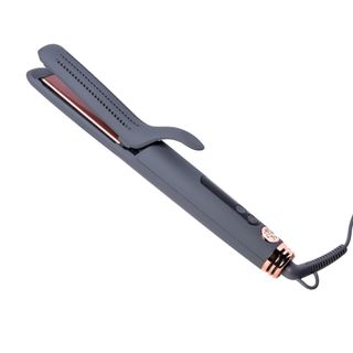 Hairitage 2-in-1 Flat Iron and Curling Iron against a white background.