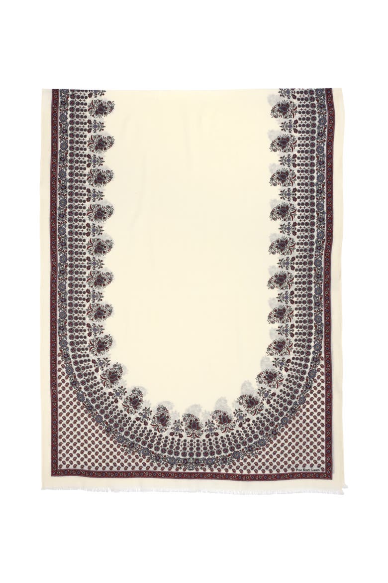 Wool Paisley Oblong